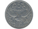 NOUVELLE CALEDONIE 5 FRANCS 1983 TTB