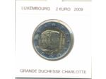 Luxembourg 2009 2 EURO COMMEMORATIVE GRANDE DUCHESSE CHARLOTTE