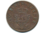 ALLEMAGNE PRUSSE 3 PFENNIG 1861 A TB+ (W482)
