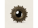 Miroir Convexe Soleil antique Résine 18cm