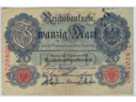 ALLEMAGNE 20 MARK 19 FEVRIER 1914 TTB