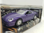 ASTON MARTIN DB7 MAUVE COLLECTION SHELL 1/40 BOITE D'ORIGINE