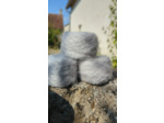 Pelote FLOCON (80% Kid mohair 20% soie) - Inox