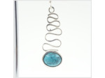 Boucles d'oreilles Turquoise et Argent Massif