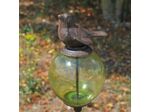 Tuteur boule oiseau vert 10x117cm
