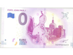 ALLEMAGNE 2019-1 POPE JOHN PAUL I BILLET SOUVENIR 0 EURO TOURISTIQUE  NEUF