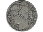 FRANCE 1 FRANC CERES 1872 A PETIT A (Paris) TB