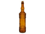 Bouteille carafe verre recyclé Ourea ambré 34x8x8cm