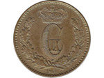 DANEMARK 1 SKILLING RIGSMONT CRISTIAN IX 1867 TTB+