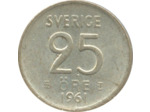 SUEDE 25 ORE 1961 TS TTB N1