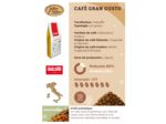 Café Grains Gran Gusto 80% Robusta & 20% Arabica 1KG