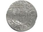 POLOGNE - SIGISMUND III 3 POLKER argent 1622 0gr88 TB- tordue