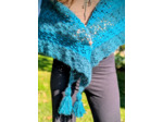 Châle UNIQUE by Belle Maman - bleu paon