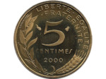 FRANCE 5 CENTIMES LAGRIFFOUL 3 PLIS 2000 BE