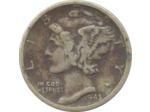 AMERIQUE ( U.S.A ) ONE DIME (10 cents) 1943 D MERCURY DIME TB+ N2