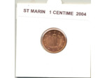 SAINT MARIN 2004 1 CENTIME SUP