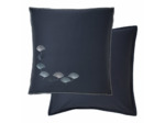 Taie d'oreiller PISTIL BLEU NUIT Garnier-Thiebaut