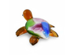 Figurine Miniature Tortue Verre Multicolore 7x6x3cm