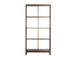 Cabinet ouvert bois brun foncé Sondrio 35x190x95cm