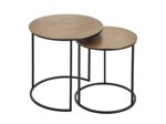 Ensemble deux tables gigognes Felia 49x53cm