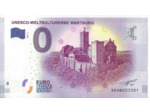 ALLEMAGNE UNESCO BILLET SOUVENIR 0 EURO TOURISTIQUE 2017-4 NEUF