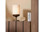 Lampe de table métal marron Dania 23x23x50cm