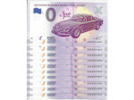 37 JOUE LES TOURS 2018-1 par 10 billets ALPINE A110 BERLINETTE BILLET 0 EURO