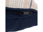 Atmosphera - Coussin Groove 58x38cm rayé Bleu Navy