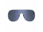 Lunettes de soleil D-Frame Mask - Gris Effet Miroir