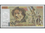 FRANCE 100 FRANCS DELACROIX 1984 SERIE H.78 TTB