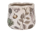 Pot de fleurs légume céramique 14x14x12cm