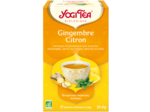 Infusion Gingembre Citron Yogi Tea, 17 sachets