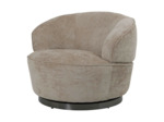 Fauteuil Eden Filou tissu beige 87x88x70cm