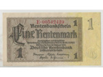 ALLEMAGNE 1 RENTENMARK  SERIE E 30 01 1937 SUP