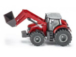 SIKU 1985 TRACTEUR MASSEY FERGUSSON CHARGEUR FRONTAL 1/50 METAL