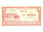 VIET NAM DU SUD 5 DONG ND (1955 ) SERIE 27.A TTB+ (W13a)