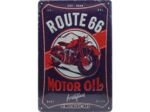 Plaque métal - Route 66 Motor Oil - 20x30 cm.