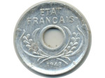 INDOCHINE 5 CENT 1943 TTB+ (W 27)