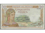 FRANCE 50 FRANCS CERES 27-2-1936 H.3866 TTB
