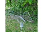 Cloche carillon papillon mirage 30x24x70cm