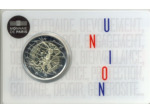 FRANCE 2020 2 EURO COMMEMORATIVE RECHERCHE MEDICAL UNION COINCARD