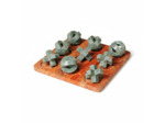 Jeux Morpion Oxo Marbre Travertin 23x23x6cm