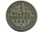 ALLEMAGNE PRUSSE 1 SILBER GROSCHEN 1867 A TTB (W485)
