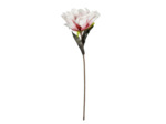 Fleur artificielle polyester Flori blanche rose 70cm
