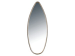 Miroir ovale en aluminium doré 47x4x119cm