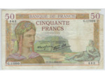 FRANCE 50 FRANCS CERES 11-1-1940 G.11999 TB+ manque