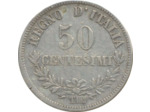 ITALIE 50 CENTESIMI 1863 MBN TB+