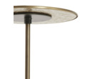 Ensemble 2 Tables d'Appoint en métal brun foncé et bronze 38x38x54cm