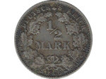 ALLEMAGNE 1/2 MARK 1906 D TTB
