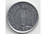 FRANCE 1 CENTIME INOX 1966 AVERS ECRITURE GRASSE SUP